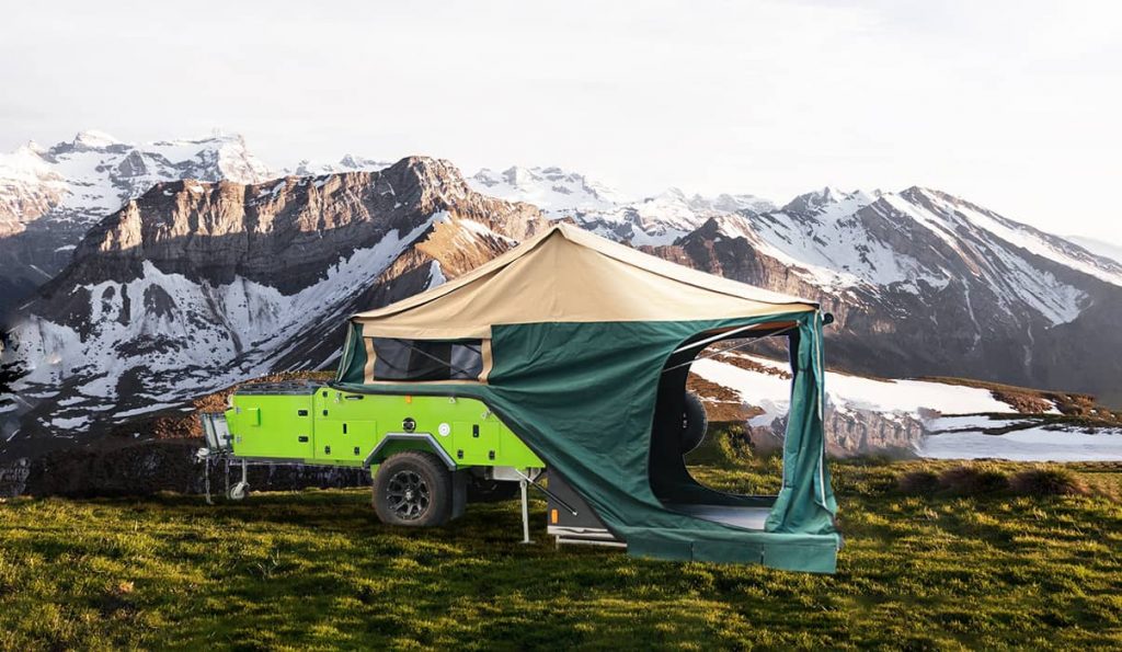 Rear Folding Trailer Ecocampor
