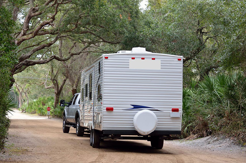 how to stop travel trailer sway