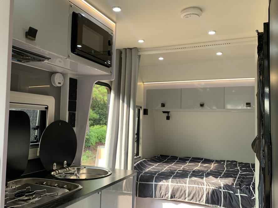toy hauler bedroom