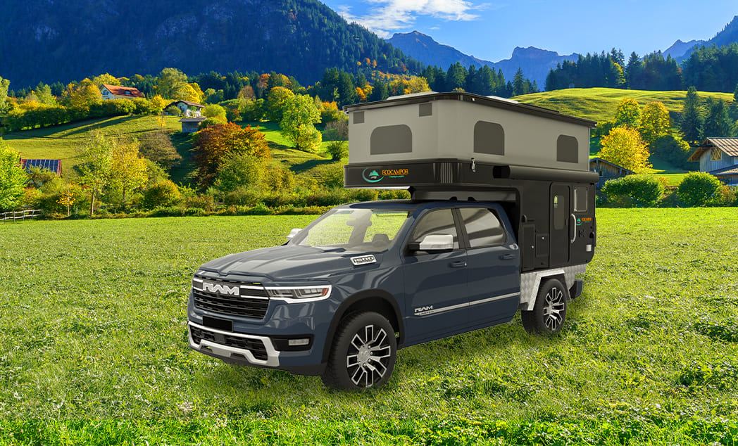Lightweight Slide-in Truck Camper