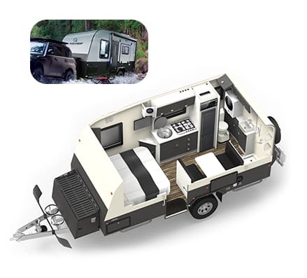 16ft offroad caravan