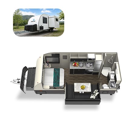 19ft extend caravan