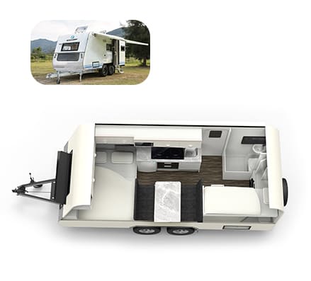 19ft offroad caravan